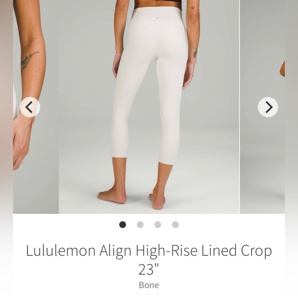 Lululemon Align High-Rise Lined Crop
23 inch - size 12